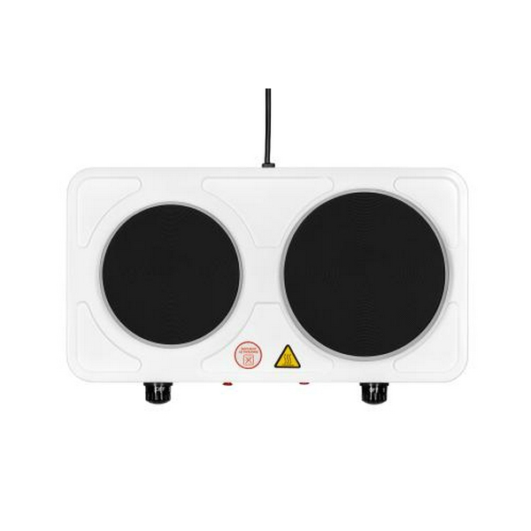 Настільна плита Ardesto ECS-J225W, White, 2500W, електрична, 5 режимів, 2 конфорки, емаль, індикатор нагрівання - 3