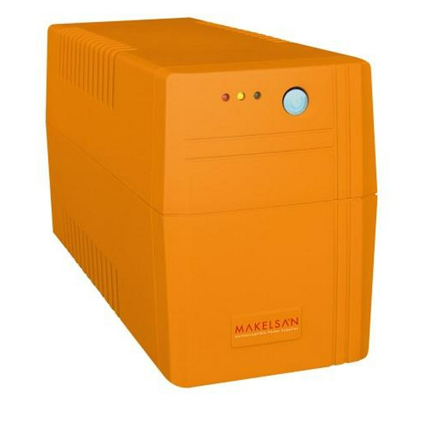 Джерело безперебійного живлення Makelsan Lion850VA (510W) Standby-L, LED, 170-280VAC, AVR 1st, 2xSCHUKO socket, 1x12V9Ah, Plastic Case