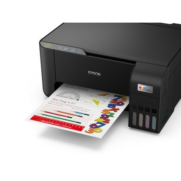 БФП струменевий кольоровий A4 Epson L3200, Black, 5760х1440 dpi, до 33/15 стор/хв, USB, вбудована СБПЧ, чорнила Epson 103 (C11CJ69401) - 2