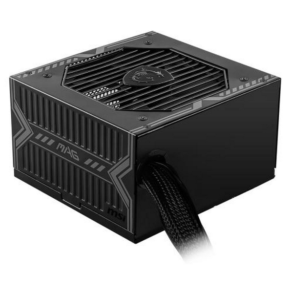 Блок живлення 550 Вт, MSI MAG A550BN, Black, 80+ Bronze, Active PFC, 12 см, 2xMolex / 5xSATA / 2x6+2-pin / 1x4+4-pin / 1x20+4-pin, захист: OCP/OVP/OPP/OTP/SCP - 2