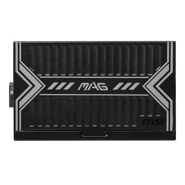 Блок живлення 550 Вт, MSI MAG A550BN, Black, 80+ Bronze, Active PFC, 12 см, 2xMolex / 5xSATA / 2x6+2-pin / 1x4+4-pin / 1x20+4-pin, захист: OCP/OVP/OPP/OTP/SCP - 3