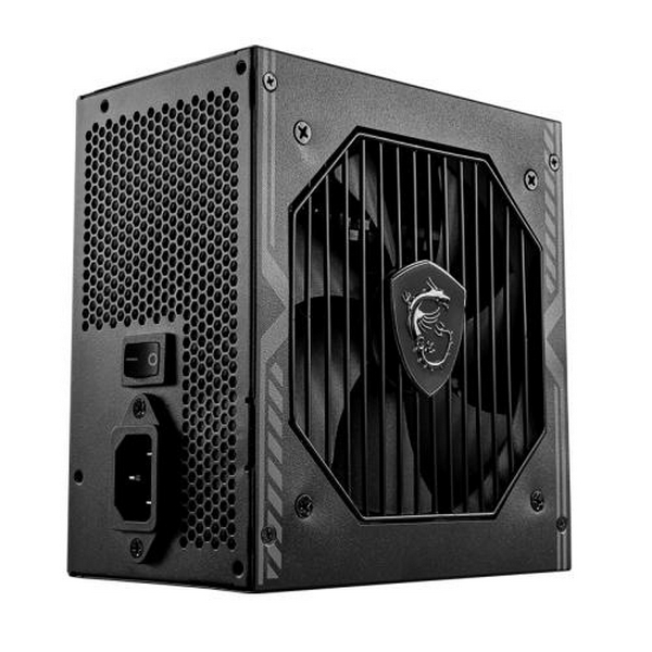 Блок живлення 550 Вт, MSI MAG A550BN, Black, 80+ Bronze, Active PFC, 12 см, 2xMolex / 5xSATA / 2x6+2-pin / 1x4+4-pin / 1x20+4-pin, захист: OCP/OVP/OPP/OTP/SCP - 4