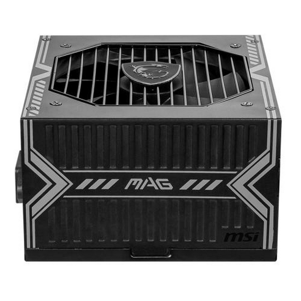 Блок живлення 550 Вт, MSI MAG A550BN, Black, 80+ Bronze, Active PFC, 12 см, 2xMolex / 5xSATA / 2x6+2-pin / 1x4+4-pin / 1x20+4-pin, захист: OCP/OVP/OPP/OTP/SCP - 5