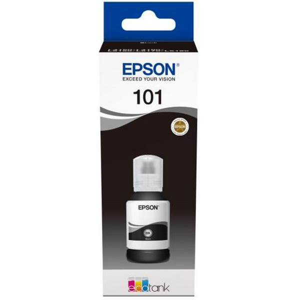 Чорнило Epson 101, Black, для L4150/L4160/L6160/L6170/L6190, 127 мл (C13T03V14A)