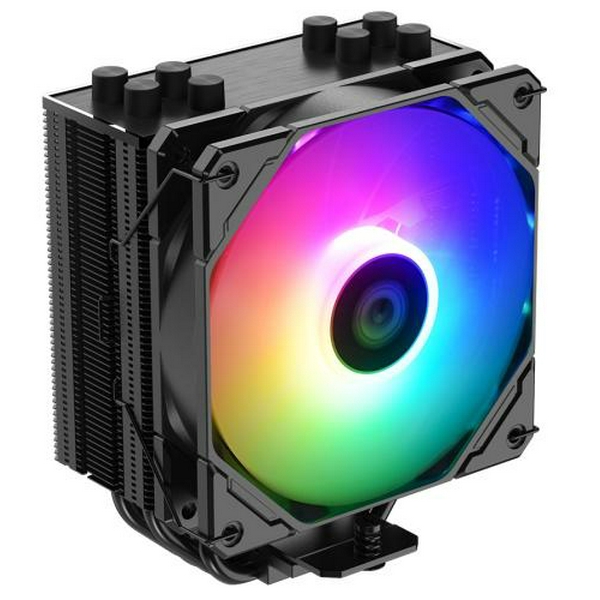 Кулер для процесора ID-Cooling SE-224-XTS ARGB , 1x120 мм, алюміній/мідь, Intel: 1700/1200/1150/1151/1155/1156, AMD: AM4/AM5, 120x151x75 мм, 4-pin PWM, до 220 Вт