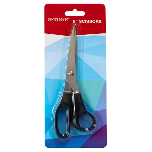 Ножиці офісні H-Tone, Black, 200 мм (JJ406329)