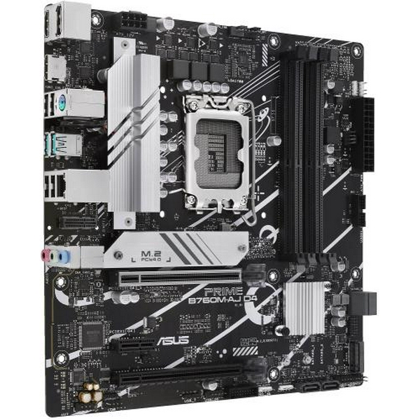 Материнська плата LGA1700, Asus PRIME B760M-A D4-CSM, B760, 4xDDR4, Int.Video(CPU), 4xSATA3, 2xM.2, 3xPCI-E 16x 4.0, Realtek 7.1, Realtek 2.5Gb, 5xUSB3.2/7xUSB2.0, HDMI/DP, MicroATX - 4