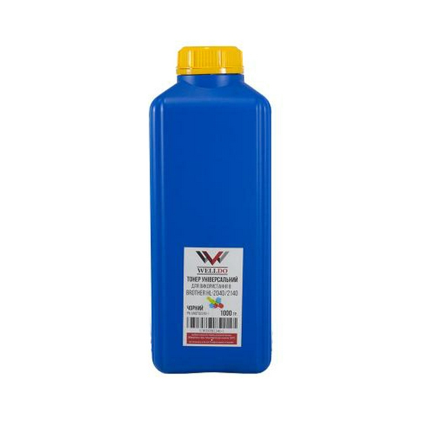 Тонер Brother HL-1118/1210/2030/2040/2070/2140, DCP-1215/1510/7010/7060, MFC-1810/7225/7320/7360, Black, 1 кг, Welldo (UWDTB2240-1)