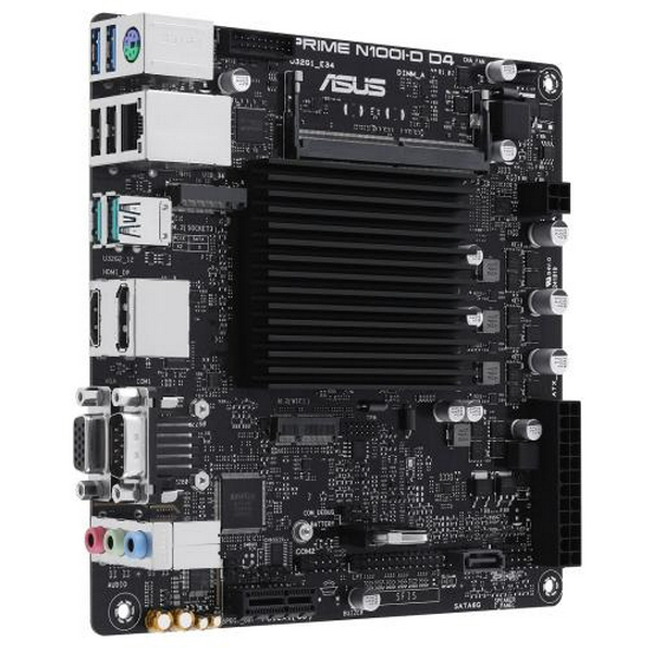 Мат.плата з процесором Asus PRIME N100I-D D4-CSM, N100 (4x3.4 GHz), 1xDDR4 SO-DIMM (Max. 16Gb), UHD Graphics, 1xSATA2, 1xM.2, 1xPCI-E 3.0 x1, 1xM.2 (Key E), ALC887, RTL8111G, 6xUSB3.2/4xUSB2.0, VGA/HDMI/DP, Mini-ITX - 3