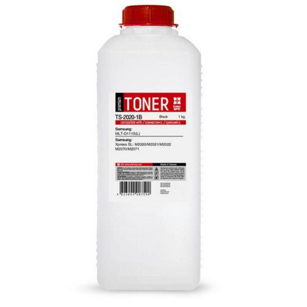 Тонер Samsung ML-2160/2165, SCX-3400/3405, SL-M2020/M2070, Black, 1 кг, ColorWay Premium (TS-2020-1B)