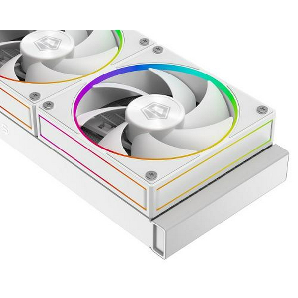 Система рідинного охолодження ID-Cooling Space LCD SL360 WHITE, 3х120мм ARGB fans, 4pin PWM, Intel LGA2066/2011/1700/1200/1151/1150/1155/1156  AMD AM5/AM4, до 350Вт TDP, LCD-дисплей 2,1" - 3