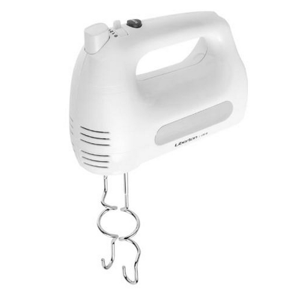Міксер Liberton LHM-2803, White, 450W, ручний, 6 швидкостей, турбо режим, вінчики, гаки для замісу тіста, корпус з ABS пластику - 2