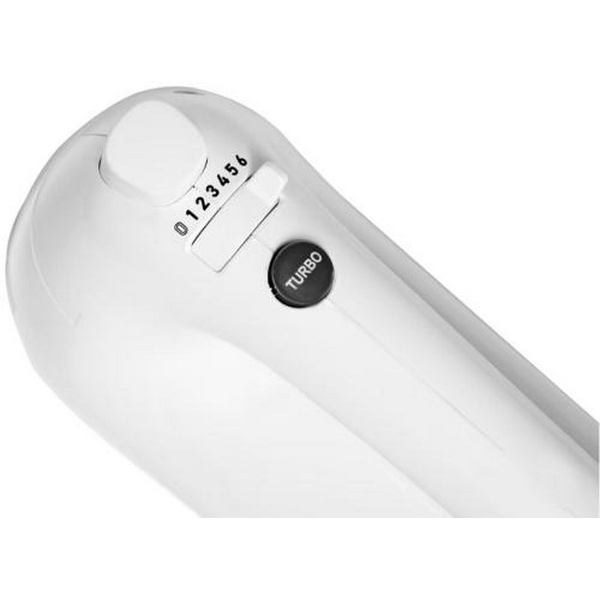 Міксер Liberton LHM-2803, White, 450W, ручний, 6 швидкостей, турбо режим, вінчики, гаки для замісу тіста, корпус з ABS пластику - 3