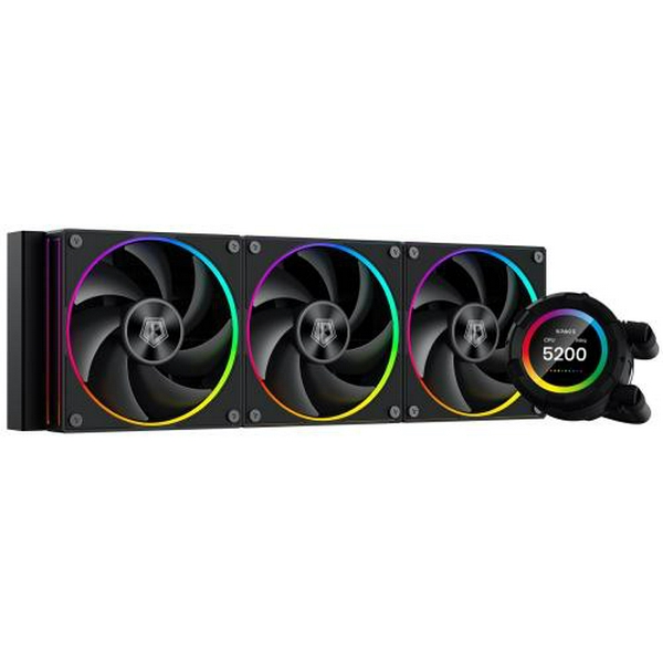 Система рідинного охолодження ID-Cooling Space LCD SL360, 3х120мм ARGB fans, 4pin PWM, Intel LGA2066/2011/1700/1200/1151/1150/1155/1156  AMD AM5/AM4, до 350Вт TDP, LCD-дисплей 2,1"