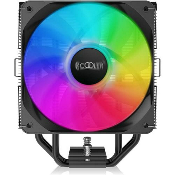 Кулер для процесора PcCooler PALADIN EX300 S, Black, алюміній/мідь, 1x120 мм RGB, для Intel 1700/1200/115x, AMD AM5/AM4, висота 157 мм, до 125 Вт - 3