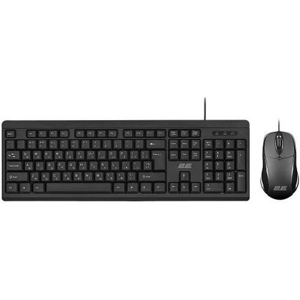 Комплект 2E MK401 USB, Black, UKR/EN (2E-MK401UB_UA)