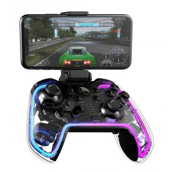 Геймпад Havit G158BT PRO, Transparent, бездротовий (Bluetooth 4.0), PC / Playstation 3/4 / Switch / Android / iOS, кріплення для телефону, акумулятор 800 mAh (HV-G158BT PRO) - 3