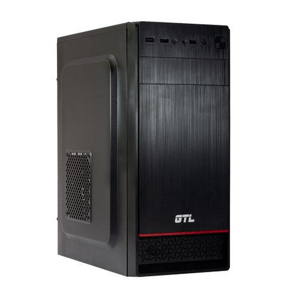 Корпус GTL T1610 Black, без БЖ, Mini Tower, Micro ATX / Mini ITX, 2xUSB 2.0, 370x176x410 мм, 0.4 мм, 2.6 кг