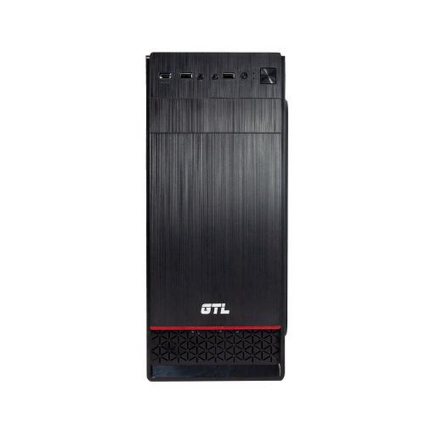 Корпус GTL T1610 Black, без БЖ, Mini Tower, Micro ATX / Mini ITX, 2xUSB 2.0, 370x176x410 мм, 0.4 мм, 2.6 кг - 3