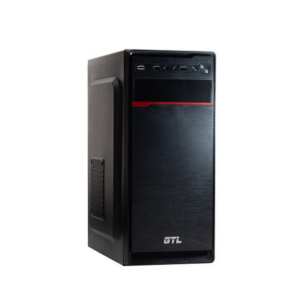 Корпус GTL T1668 Black, без БЖ, Mini Tower, Micro ATX / Mini ITX, 2xUSB 2.0, 370x176x410 мм, 0.4 мм, 2.6 кг