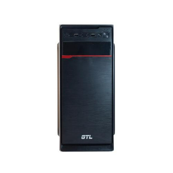 Корпус GTL T1668 Black, без БЖ, Mini Tower, Micro ATX / Mini ITX, 2xUSB 2.0, 370x176x410 мм, 0.4 мм, 2.6 кг - 2