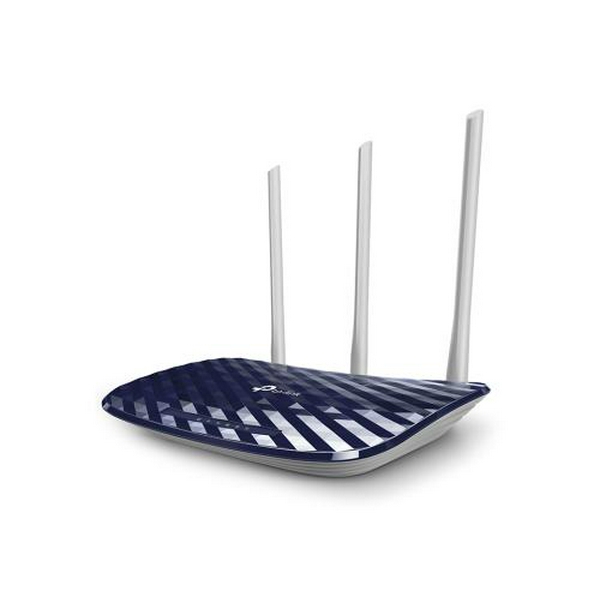 Роутер TP-LINK Archer C20, Wi-Fi 802.11a/b/g/n/ac, до 733 Mb/s, 2.4/5GHz, 4 LAN 10/100 Mb/s, RJ45 10/100Mb/s (FE), IPTV, FTP server / Print server, 3 зовнішні незнімні антени - 2