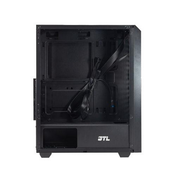 Корпус GTL Gaming "Shield", Black, без БЖ, Mid Tower, ATX / Micro ATX / Mini ITX, 1xUSB 3.0 / 2xUSB 2.0, макс. CPU - 155 мм / VGA - 320 мм, бічна панель із загартованого скла (GTL2625B1) - 5