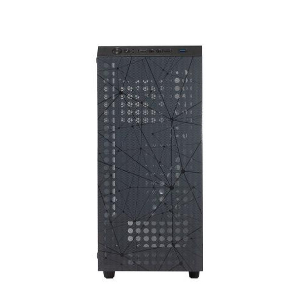 Корпус GTL Gaming "Shield", Black, без БЖ, Mid Tower, ATX / Micro ATX / Mini ITX, 1xUSB 3.0 / 2xUSB 2.0, макс. CPU - 155 мм / VGA - 320 мм, бічна панель із загартованого скла (GTL2625B2) - 3