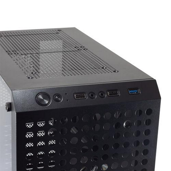 Корпус GTL Gaming "Shield", Black, без БЖ, Mid Tower, ATX / Micro ATX / Mini ITX, 1xUSB 3.0 / 2xUSB 2.0, макс. CPU - 155 мм / VGA - 320 мм, бічна панель із загартованого скла (GTL2625B6) - 8