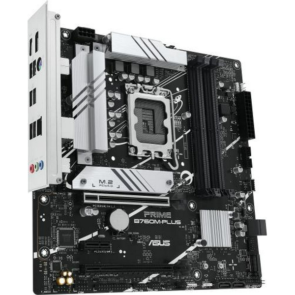 Материнська плата LGA1700, Asus PRIME B760M-PLUS, B760, 4xDDR5, Int.Video(CPU), 4xSATA3, 2xM.2, 2xPCI-E 4.0 x16, 1xPCI-E 4.0 x1, Realtek 7.1, Realtek 2.5Gb, 4xUSB3.2/7xUSB2.0, HDMI/DP, MicroATX - 3
