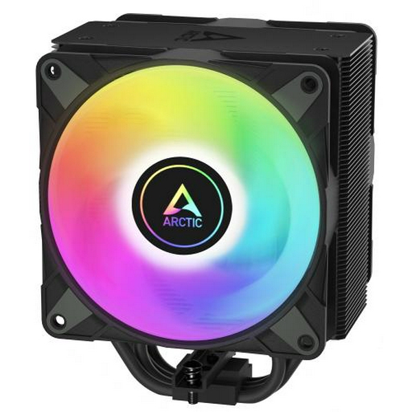 Кулер для процесора Arctic Freezer 36 A-RGB, Black, алюміній/мідь, 2x120 мм ARGB, для Intel 1700, AMD AM5/AM4, висота 159 мм (ACFRE00124A)
