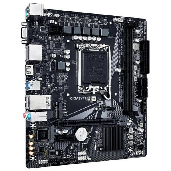 Мат.плата LGA1700, Gigabyte H610M S2H V2, H610, 2xDDR5, Int.Video(CPU), 4xSATA3, 1xM.2, 1xPCI-E 4.0 x16, 1xPCI-E 3.0 x1, ALC997, Realtek GLan, 4xUSB3.2/8xUSB2.0, VGA/HDMI/2xDP, MicroATX - 3