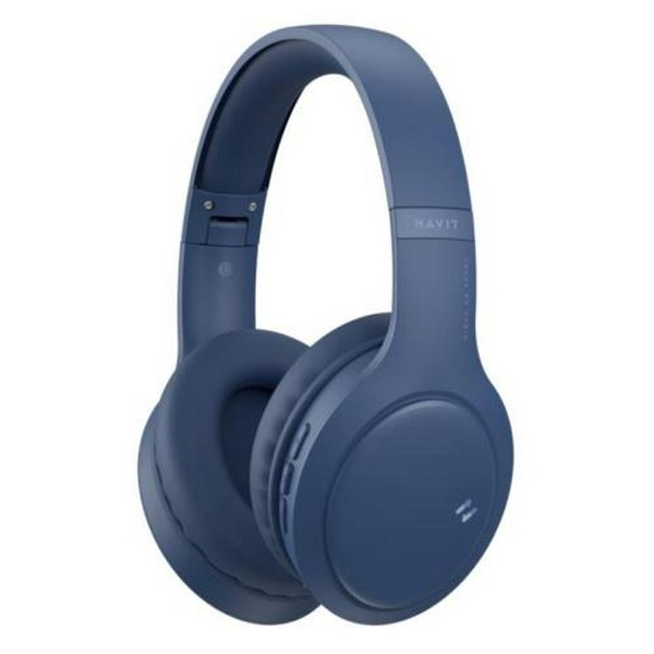 Навушники бездротові Havit H633BT, Blue, Bluetooth 5.1, мікрофон, динаміки 40 мм, Type-C, 350 mAh (HV-H633BT)