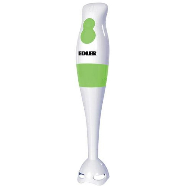 Блендер Edler EDHB-1630, White/Green, 250W, занурювальний, 2 швидкості, мірний стакан 600мл, подрібнювач 500мл, вінчик для збивання, нога пластикова - 2