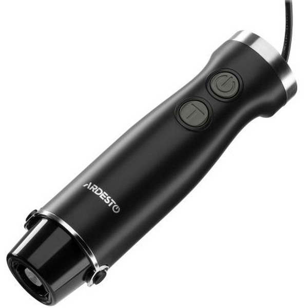 Блендер Ardesto HBG-600B, Black, 600W, занурювальний, 5 швидкостей, турборежим, 1 насадка - 4