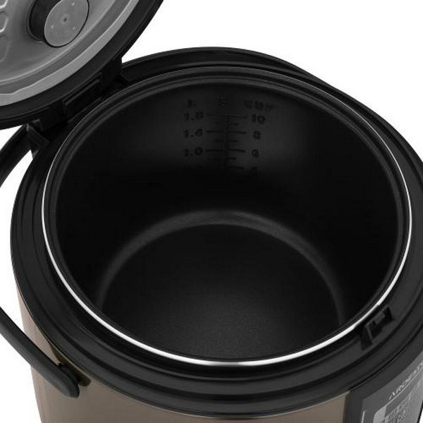 Мультиварка Ardesto MC-P17BRZ, Bronze, 860W, 5л, 17 програм, LED-дисплей, електронне керування, антипригарне керамічне покриття чаші, програма Твій рецепт, книга рецептів, ополоник - 5