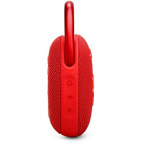 Колонка портативна 1.0 JBL Clip 5 Red, 7B, Bluetooth, живлення від акумулятора, IP67 водонепроникна - 4