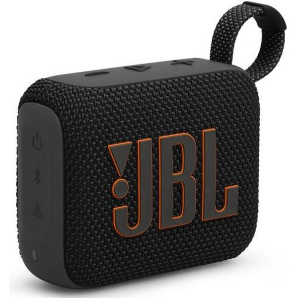 Колонка портативна 1.0 JBL Go 4 Black, 4.2 Bт, Bluetooth, живлення від акумулятора, IPX7 водонепроникна (JBLGO4BLK)