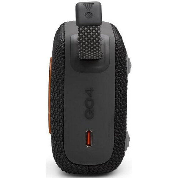 Колонка портативна 1.0 JBL Go 4 Black, 4.2 Bт, Bluetooth, живлення від акумулятора, IPX7 водонепроникна (JBLGO4BLK) - 6