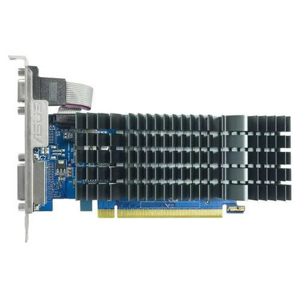 Відеокарта GeForce GT710, Asus, 2Gb GDDR5, 64-bit, VGA/DVI-D/HDMI, 954/5012 MHz, Silent, Low Profile (GT710-SL-2GD5-BRK-EVO) - 2