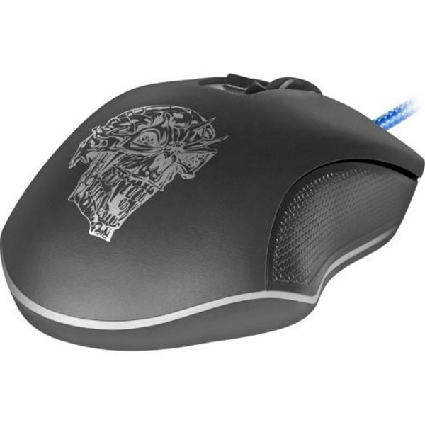 Миша Defender Sleipnir GM-927, Black, USB, оптична, 800-6400 dpi, 60 IPS, 5 програмованих кнопок, райдужне підсвічування, 1.5 м, килимок в комплекті (52927) - 4