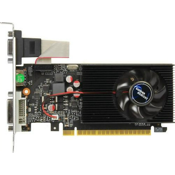Відеокарта GeForce GT730, Golden Memory, 4Gb GDDR3, 128-bit, VGA/DVI/HDMI, 700/1333 MHz, Low Profile (GT730LPD34G) - 3