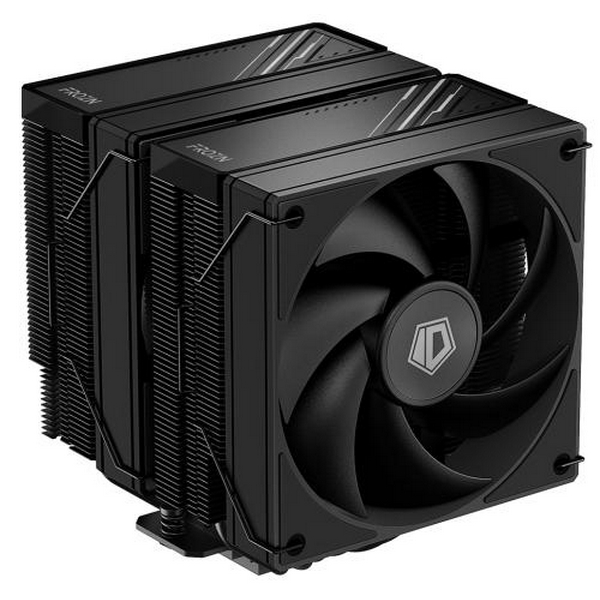 Кулер для процесора ID-Cooling FROZN A620 Black, 2x120 мм, 6 теплових трубок, алюміній/мідь, Intel: 1700, 1200, 1150, 1151, 1155, 1156, AMD: AM4/AM5, 500±200 ~ 2000±10% об/мин, 29.85dB(A) Max, 154х120х140 мм, 4-pin PWM, до 270 Вт