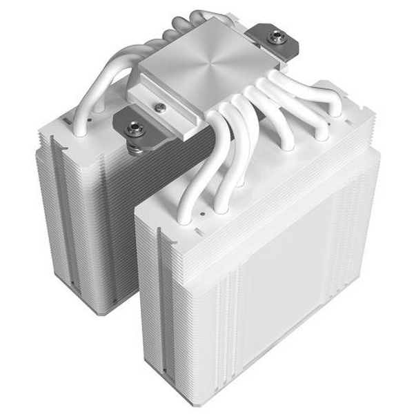 Кулер для процесора ID-Cooling SE-206-XT White, 2x120 мм, алюміній/мідь, Intel: 1851, 1700, 1200, 1151, 1150, 1155, 1156, AMD: AM5, AM4, 136х156х120 мм, 4-pin PWM, до 250 Вт - 6