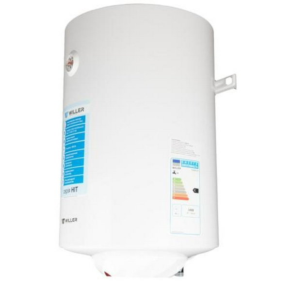 Водонагрівач Willer EV100R-HIT, White, 1500W, 100л, вертикальний, мокрий ТЕН, механічне керування, зовнішній терморегулятор, бак титанокварцова емаль, C, 90.8х45х46.5см - 3