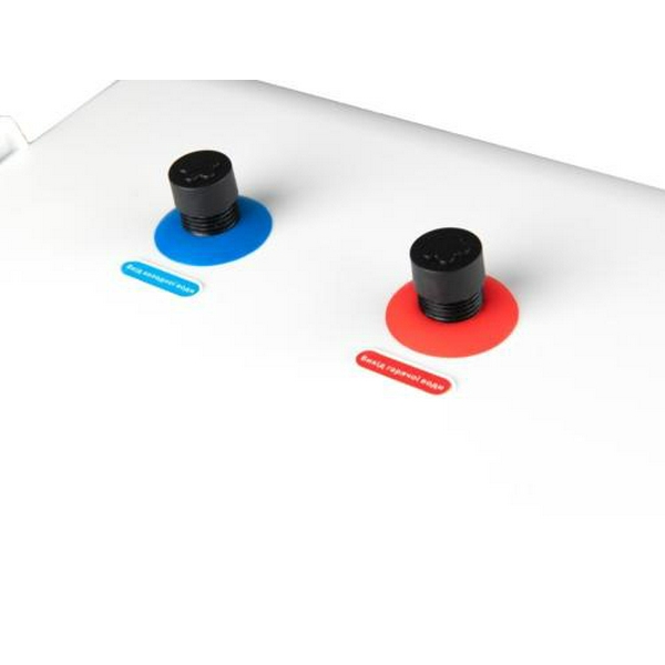 Водонагрівач Willer PU10RF Cubus, White/Blue, 1500W, 10л, мокрий ТЕН, горизонтальний, механічне керування, під мийкою, прямокутний, подача води зверху, зовнішній терморегулятор, В, 25.1x25.1х38.6см - 6