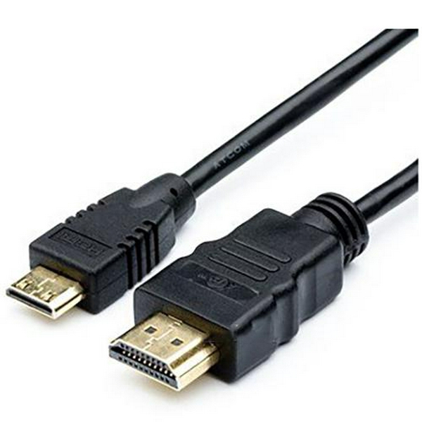 Кабель HDMI (M) - mini HDMI (M), 2 м, Black, Atcom, V1.4 (11502)