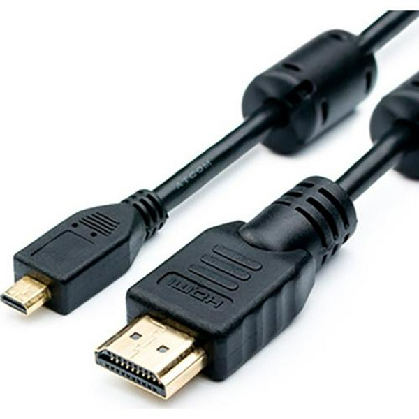 Кабель HDMI (M) - micro HDMI (M), 3 м, Black, Atcom, V1.4 (22403)