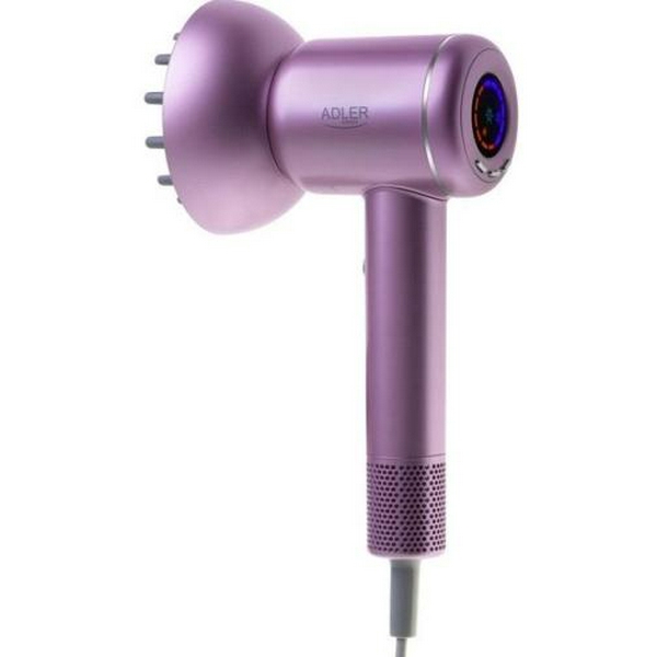 Фен Adler AD-2270P, Pink, 1600W, 3 швидкості, 3 режими, іонізація, дифузор, концентратор захист від перегріву, високопродуктивний BLDC двигун 110000 об/хв - 5