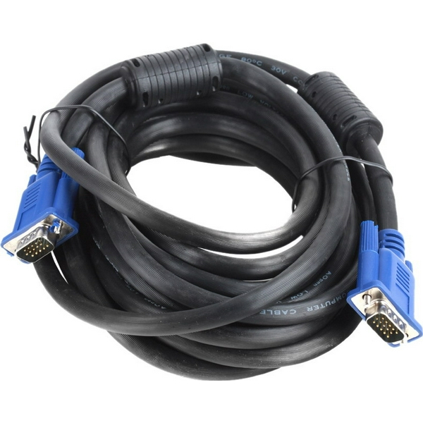 Кабель VGA (M) - VGA (M), 20 м, Black, Atcom (10701)